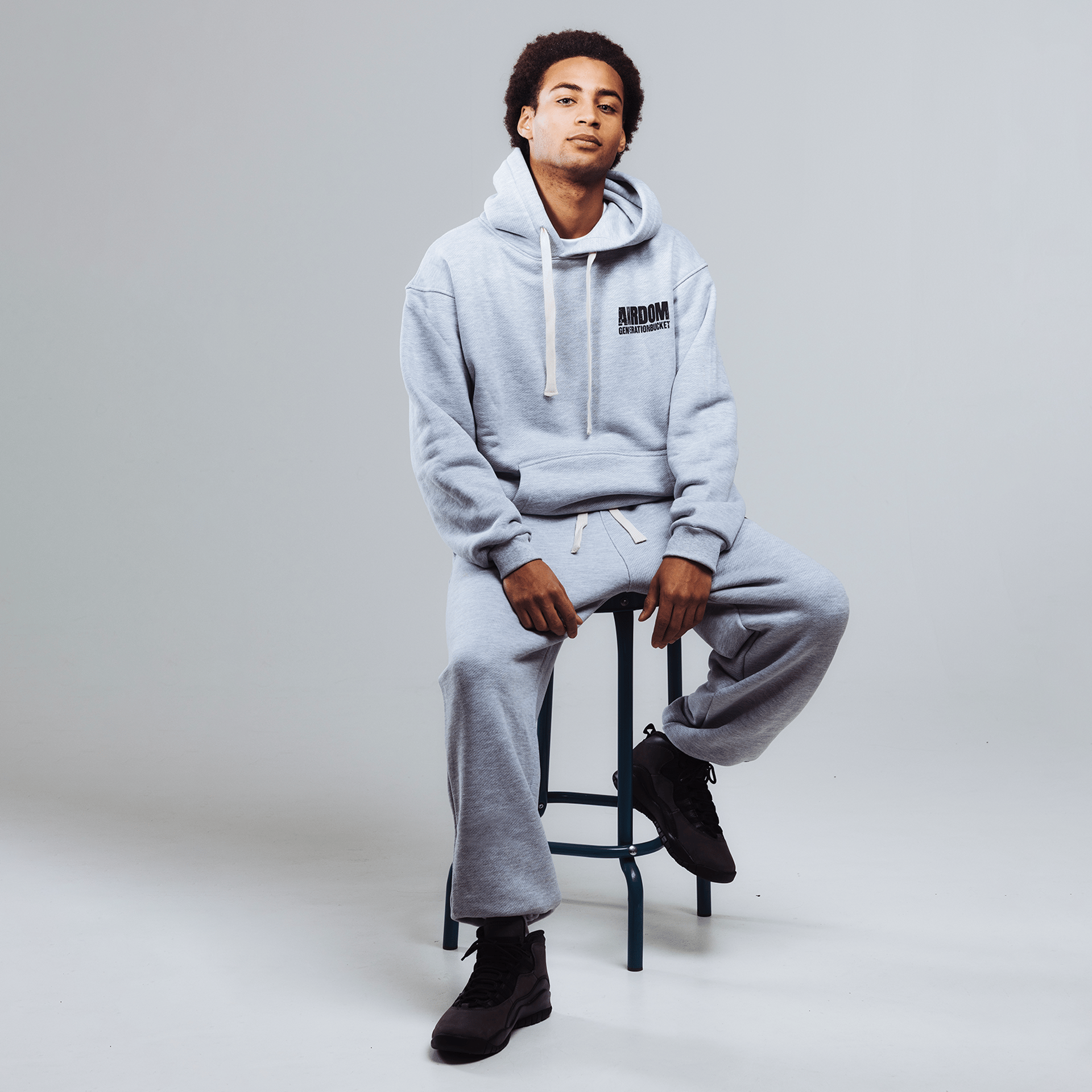 Airdom Buckets Hoodie "Grey"