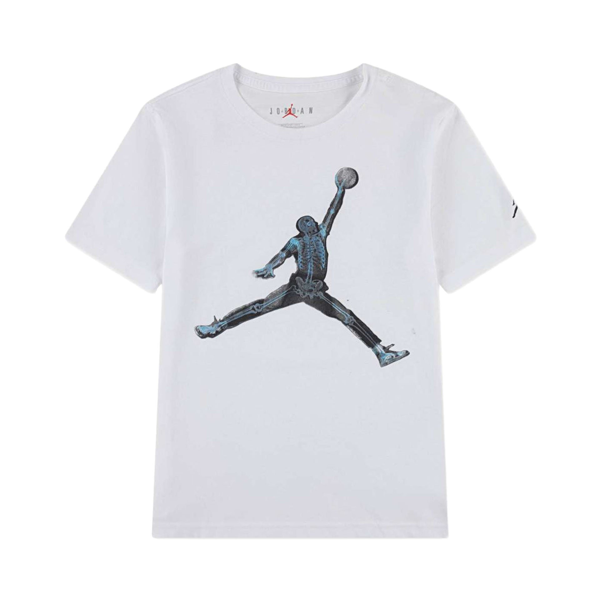 Skeleton Jumpman Tee "White" Kids