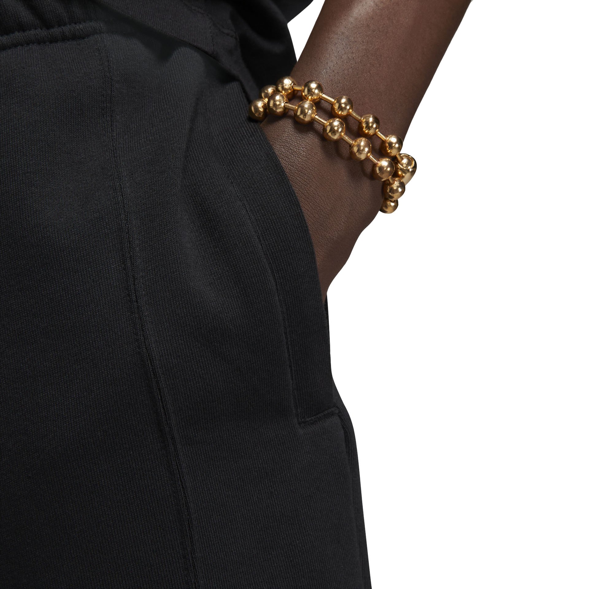 Zion Fleece Short "Black"