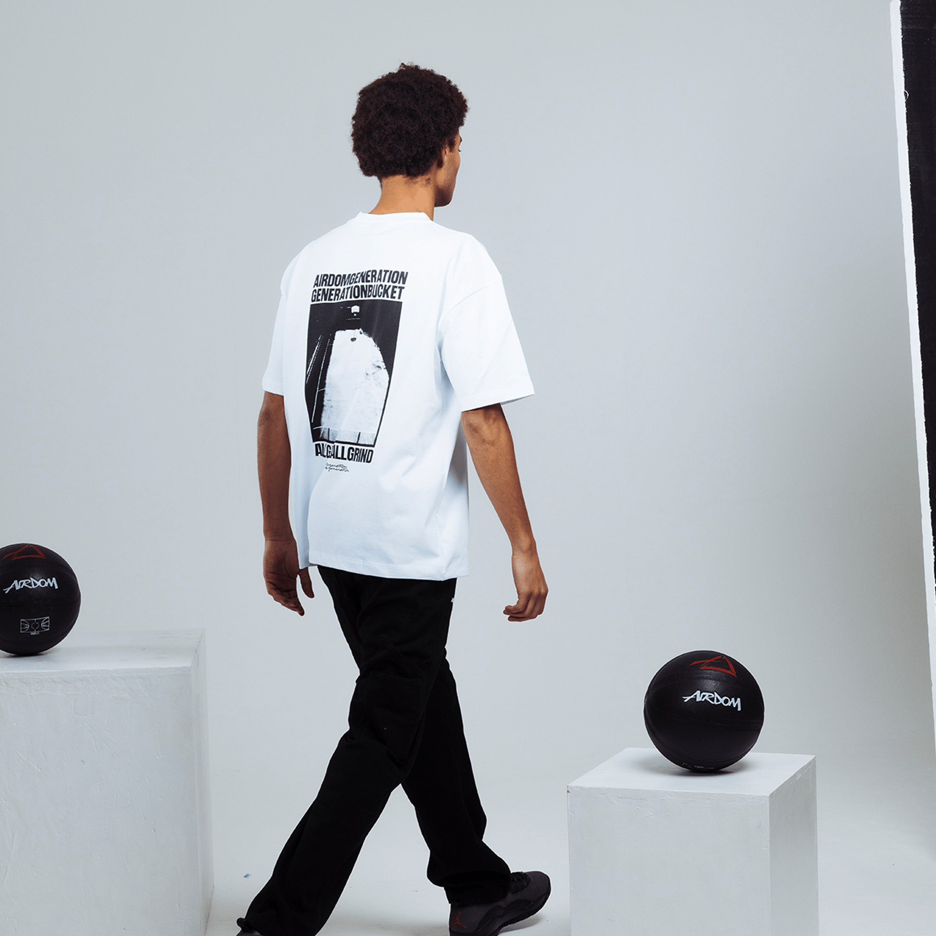 Airdom Court Tee "White"