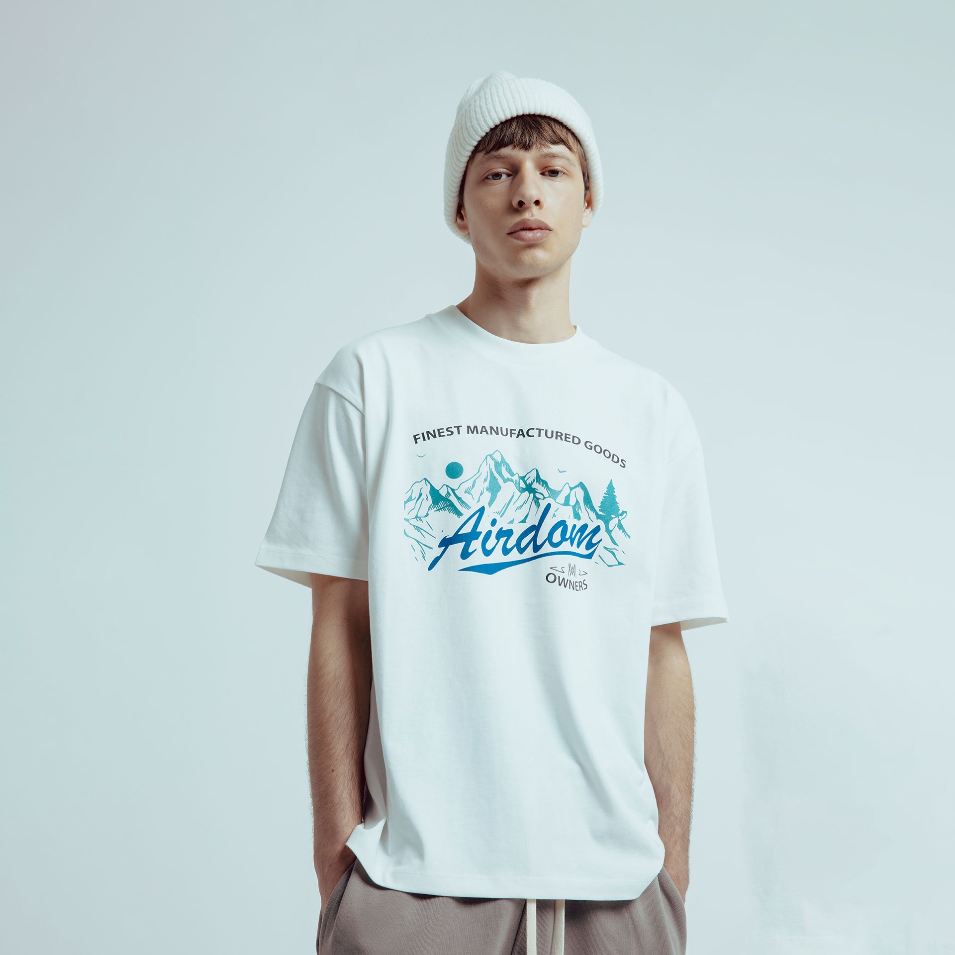 Airdom Mountains Owners Tee "White"
