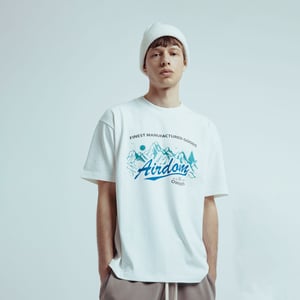 Airdom Mountains Owners Tee "White"