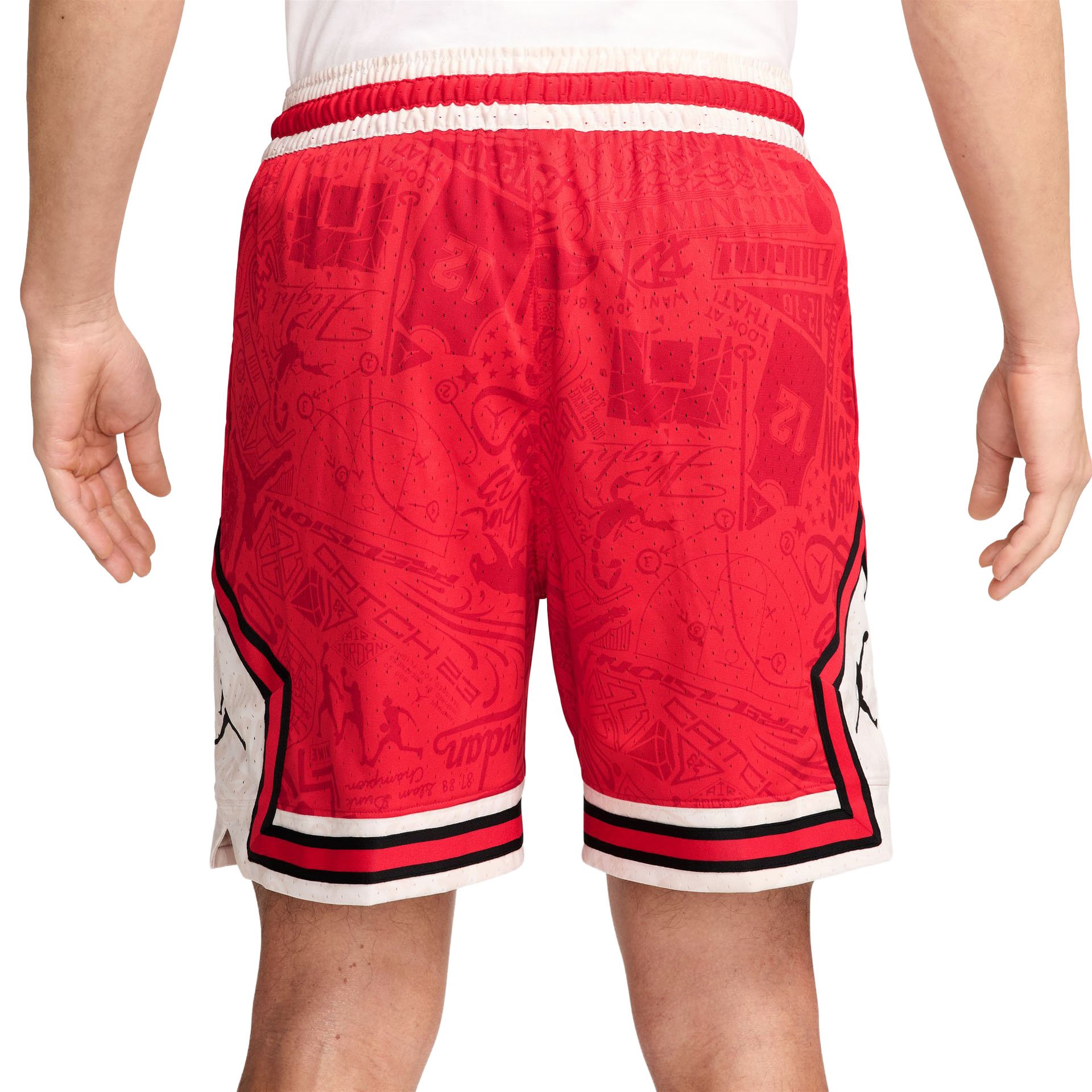 Sport AOP Diamond Short "University Red"