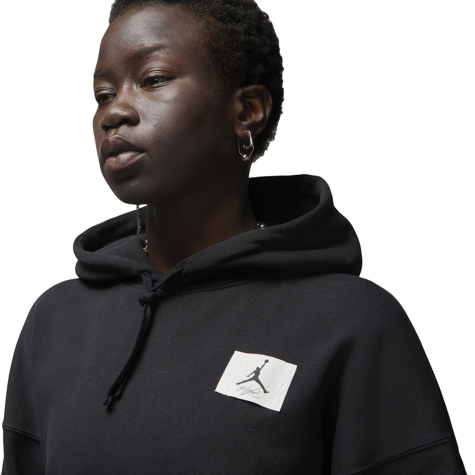WMNS Essential Fleece Hoodie "Black"
