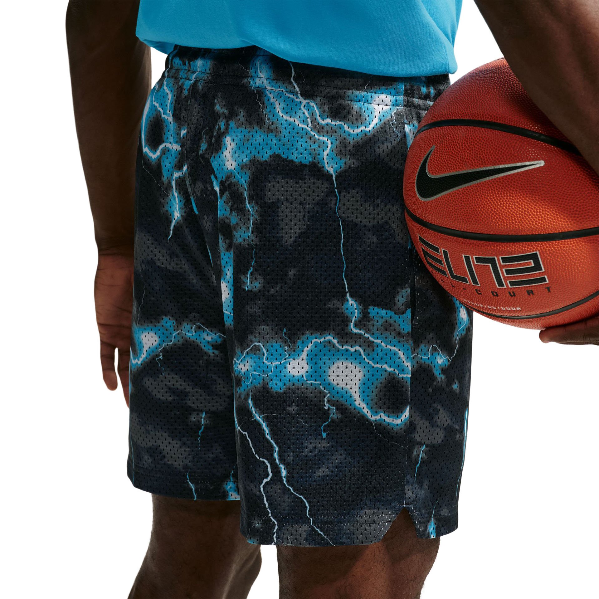 Standard Issue Practice Mesh Skul Short "Current Blue"