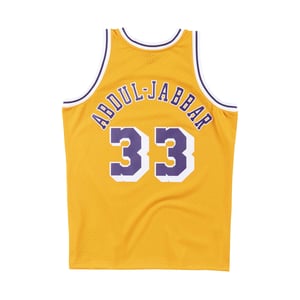 Los Angeles Lakers 1984 Away Swingman Jersey "Abdul-Jabbar"