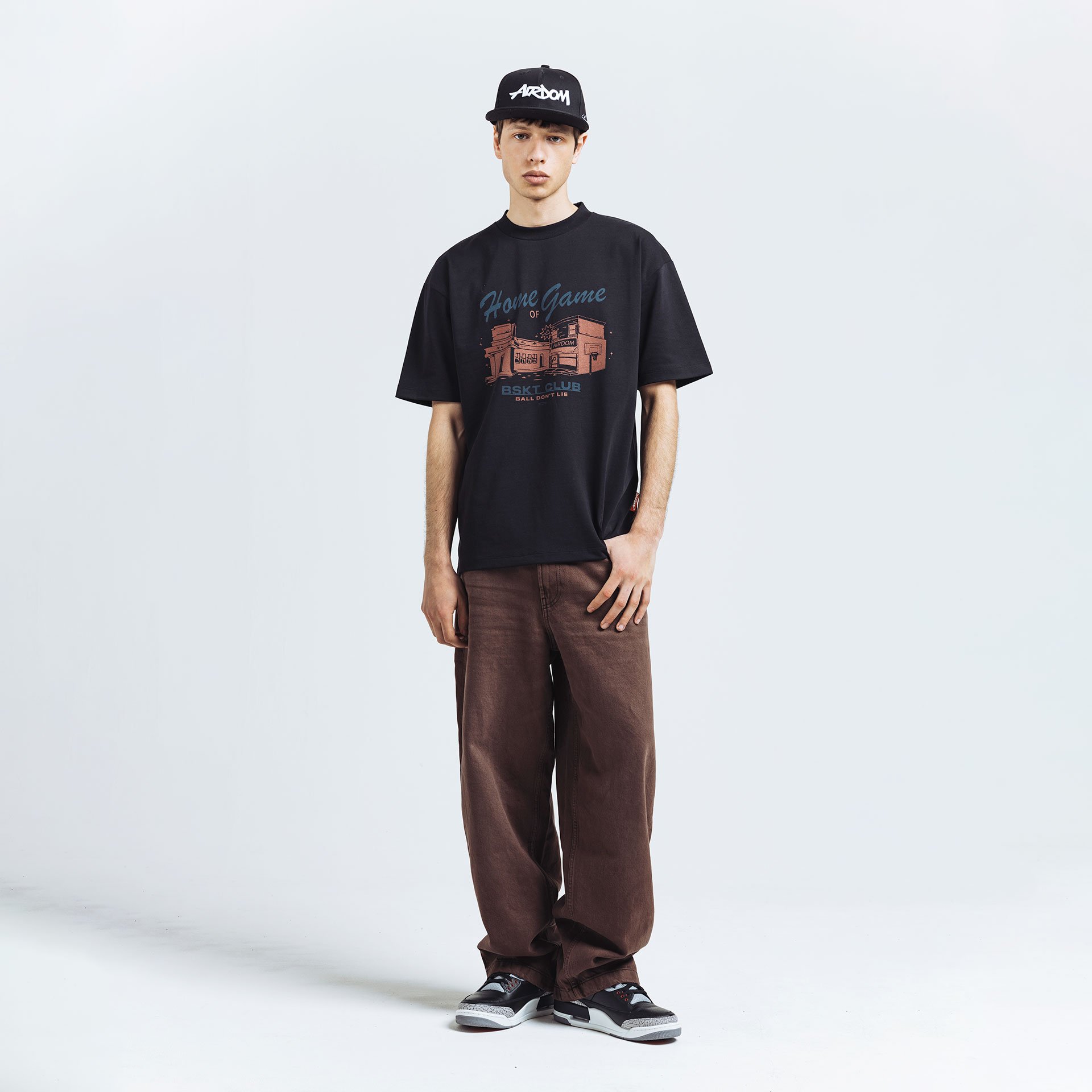 Airdom Home of Game Tee "Black"