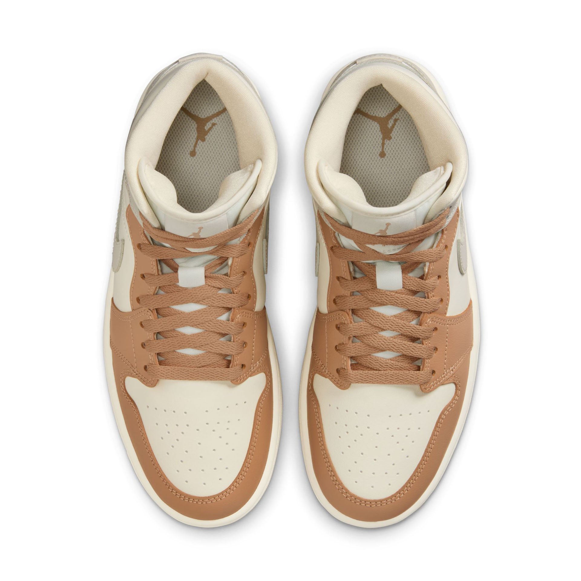WMNS Air Jordan 1 Mid "Tan Toe"