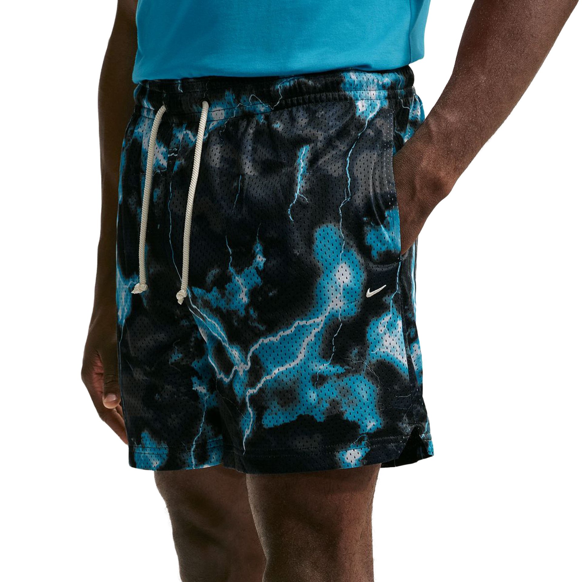 Standard Issue Practice Mesh Skul Short "Current Blue"