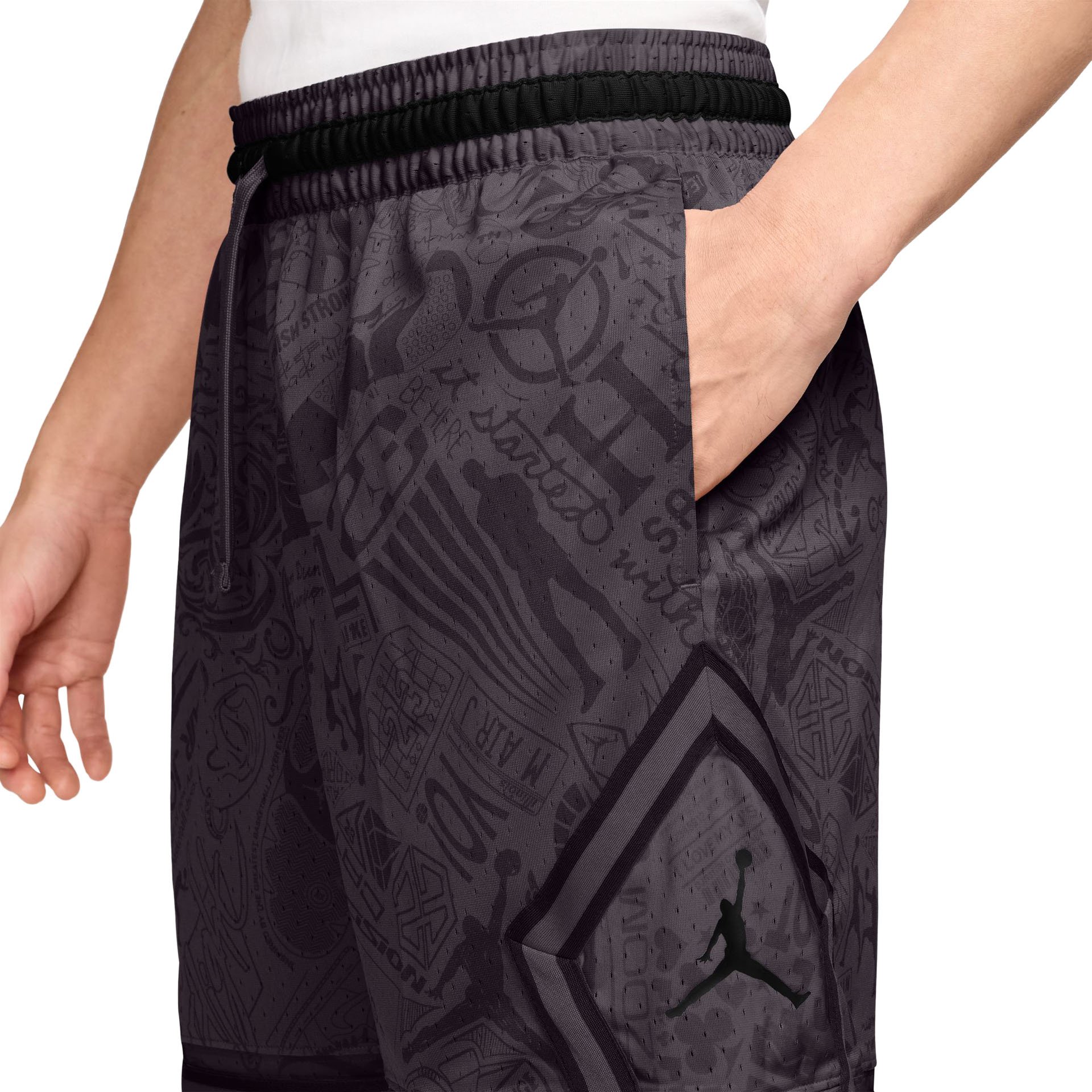 Sport AOP Diamond Short "Off Noir"