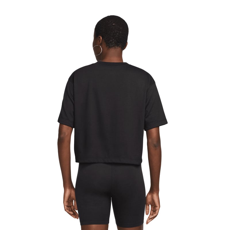 WMNS Essential Boxy Tee "Black" 2