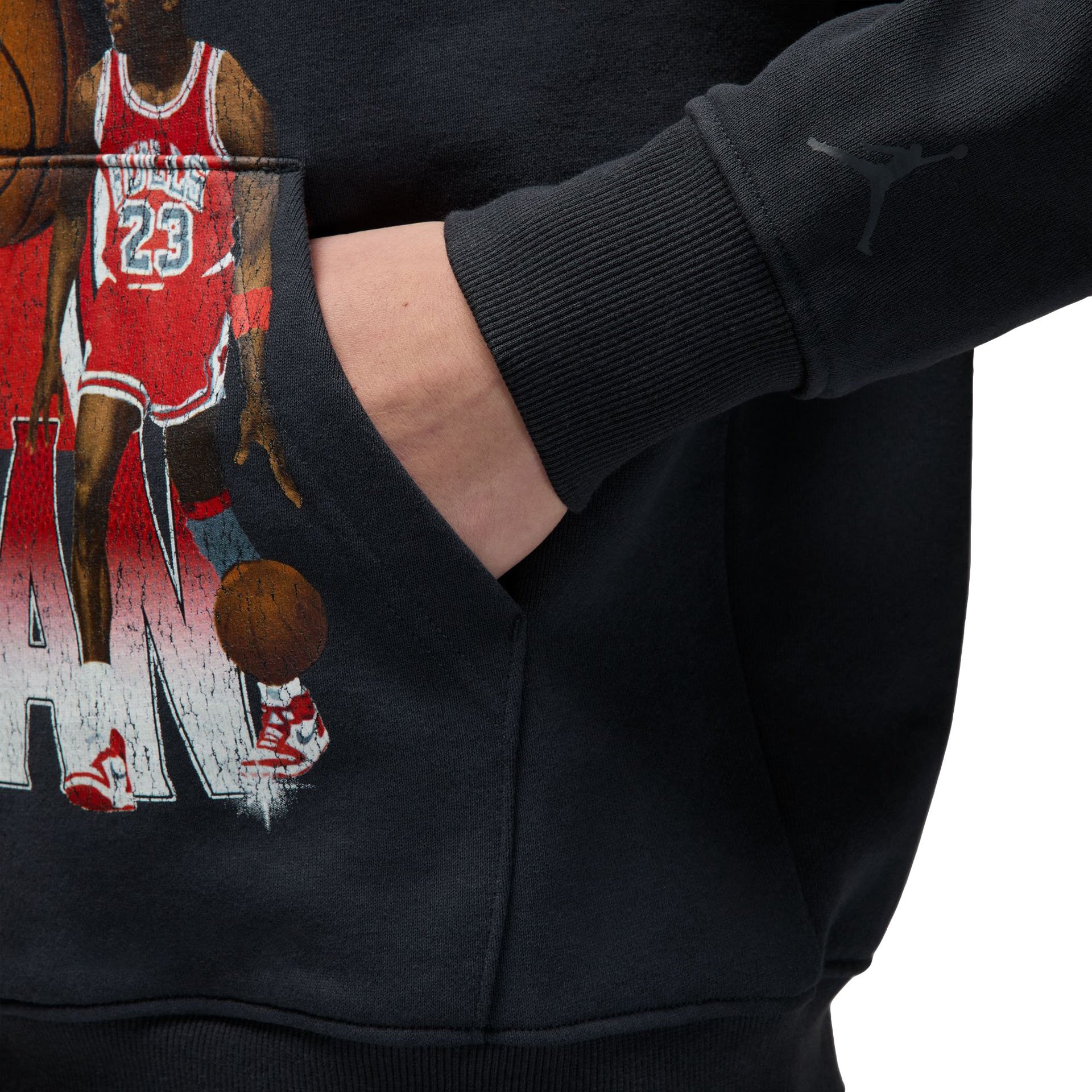 Flight GFX Fleece PO Hoodie "Off Noir"