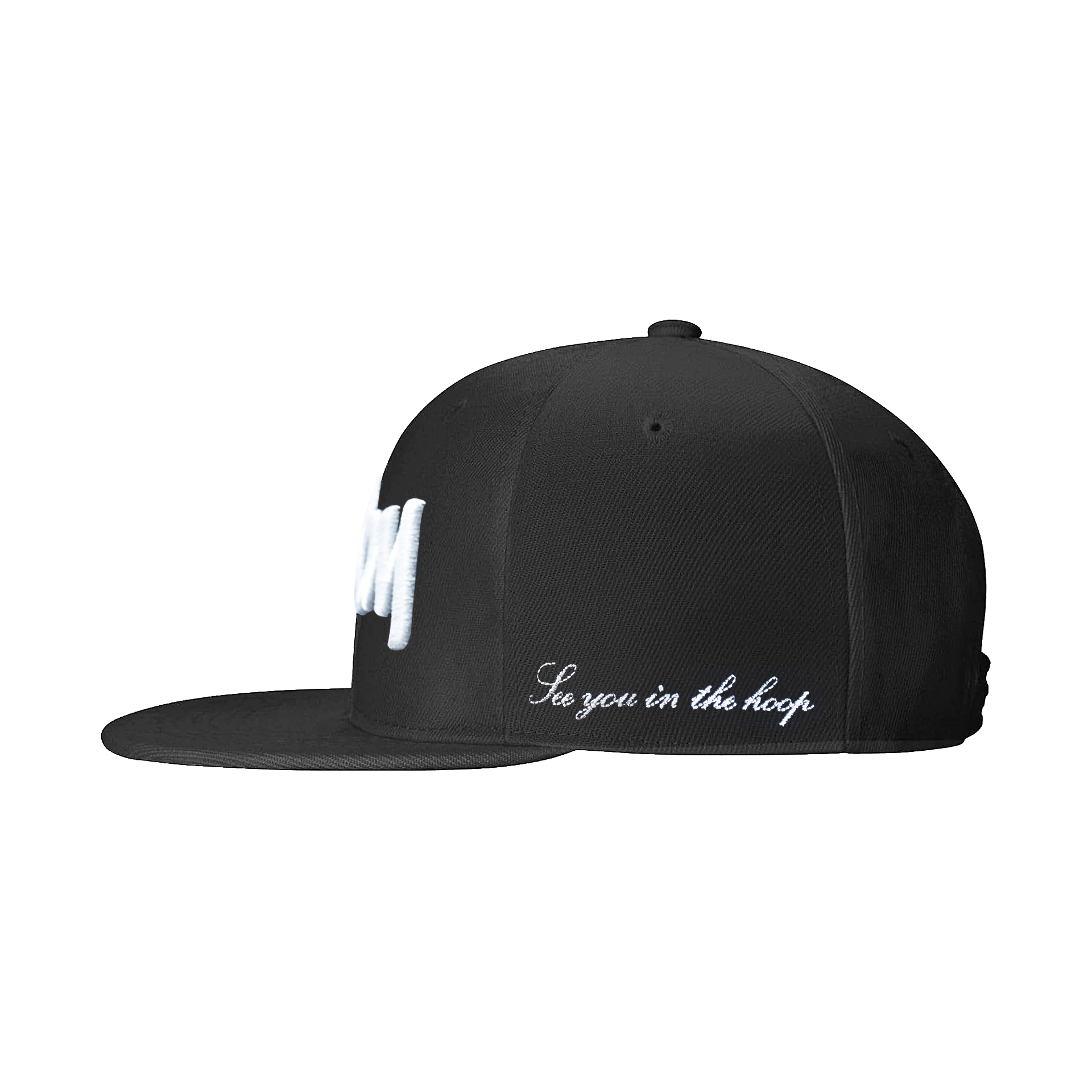 Logo Script Snapback "Black"