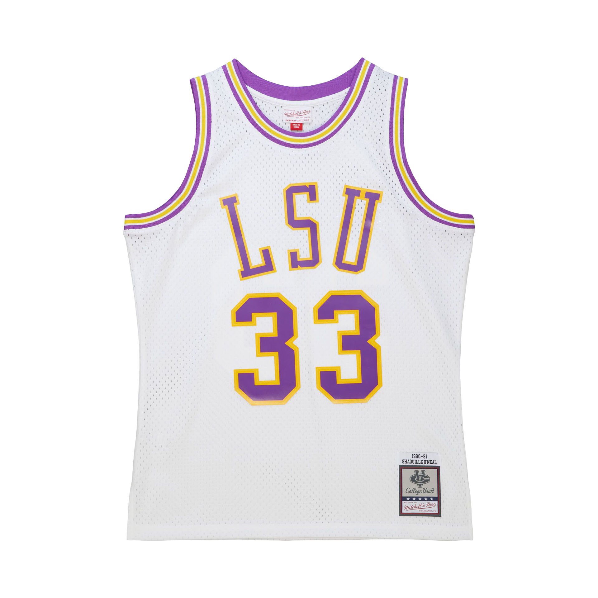 LSU 1990 Swingman Jersey "O'Neal"