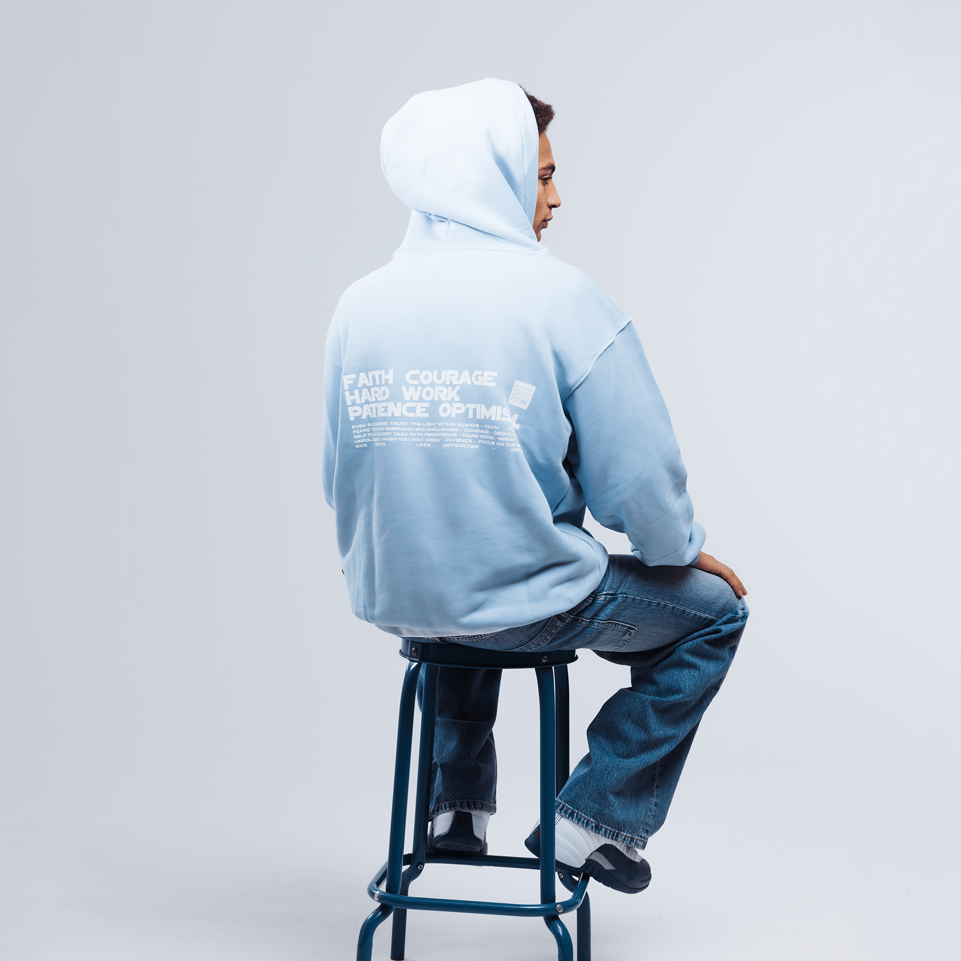 Airdom Mantra Hoodie "Light Blue"