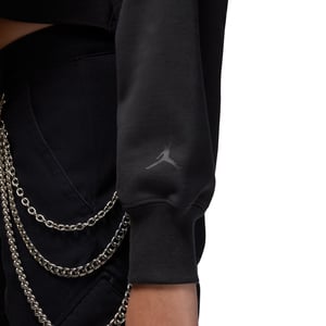WMNS Flight Fleece PO GFX 40 Hoodie "Off Noir"