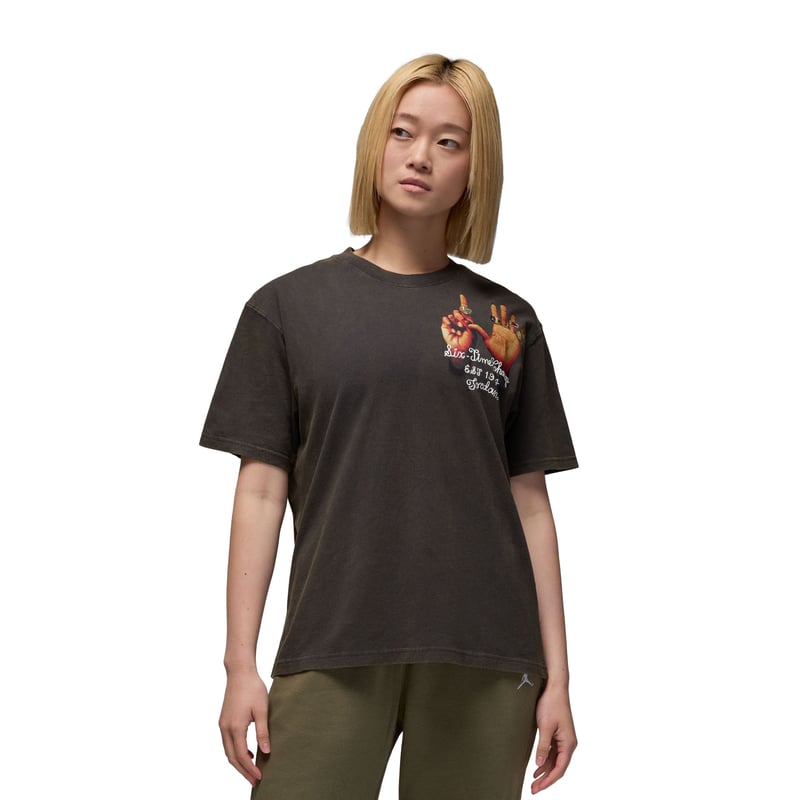 WMNS 6RNG GFX Tee "Off Noir"