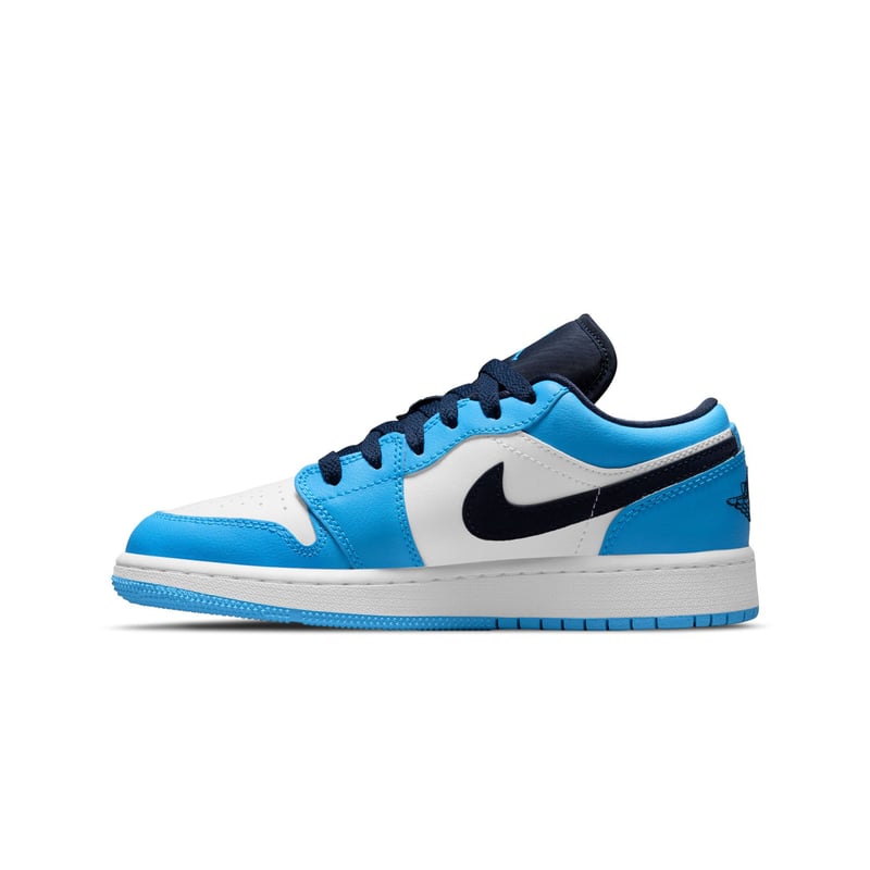 Air Jordan 1 Low  "Dark Powder Blue" GS 2
