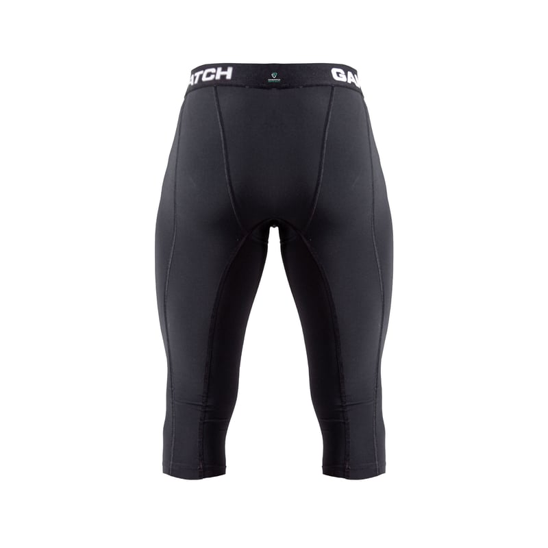 3/4 Tights with Knee Padding "Black" 2