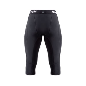 3/4 Tights with Knee Padding "Black"