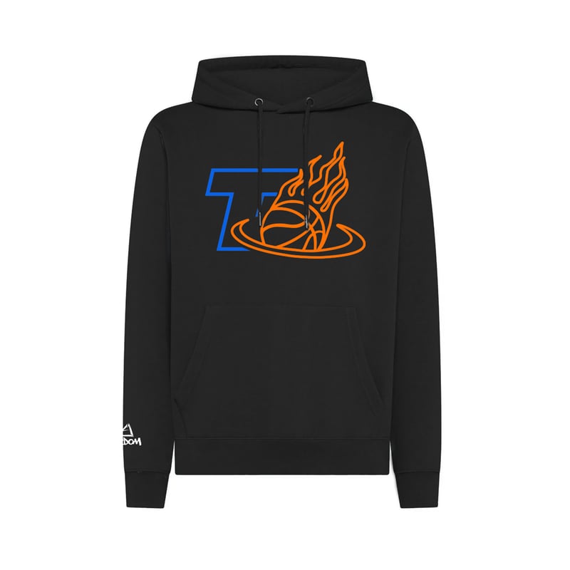 Tobia Outline Hoodie "Black" Kids