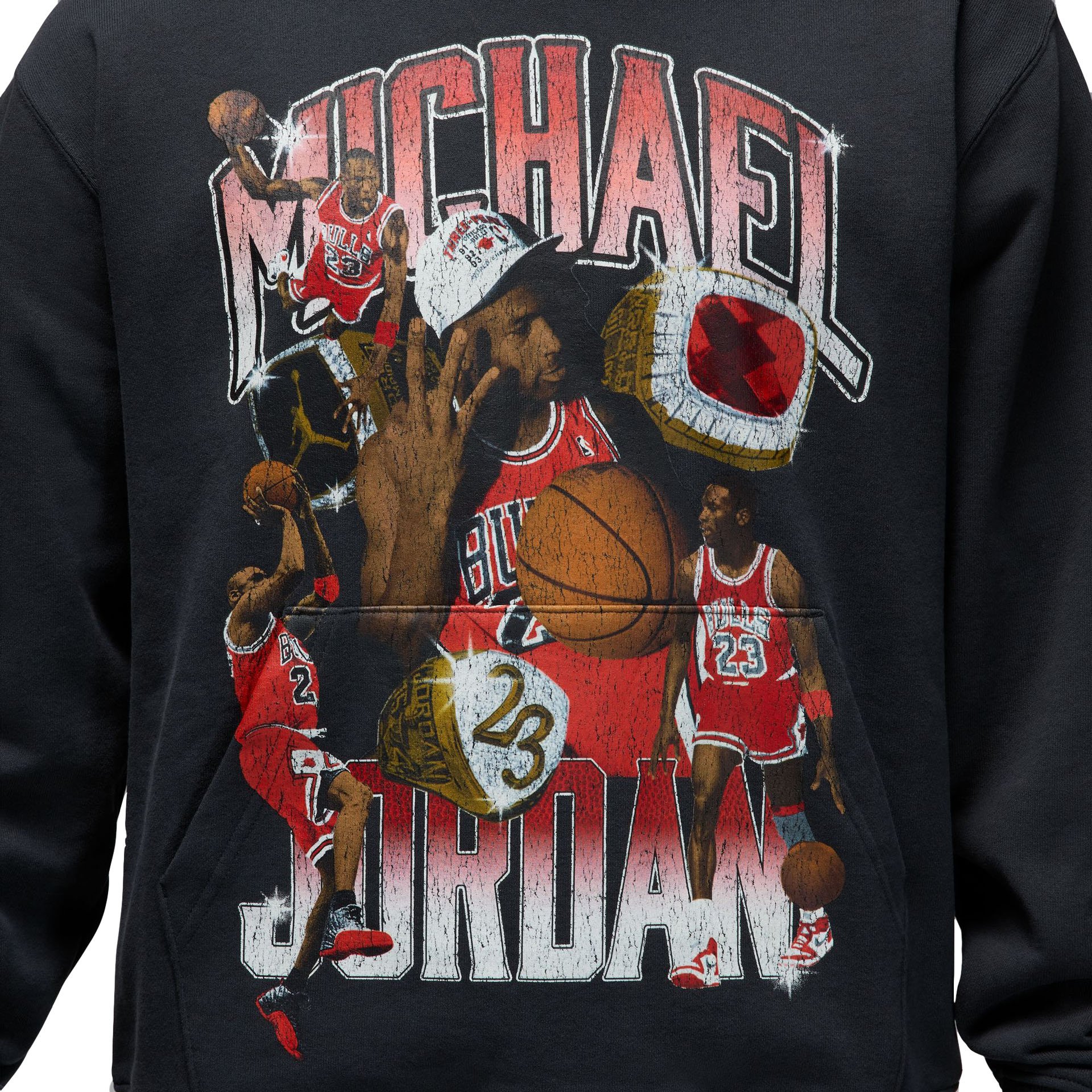 Flight GFX Fleece PO Hoodie "Off Noir"