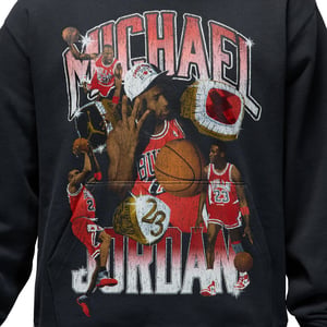 Flight GFX Fleece PO Hoodie "Off Noir"