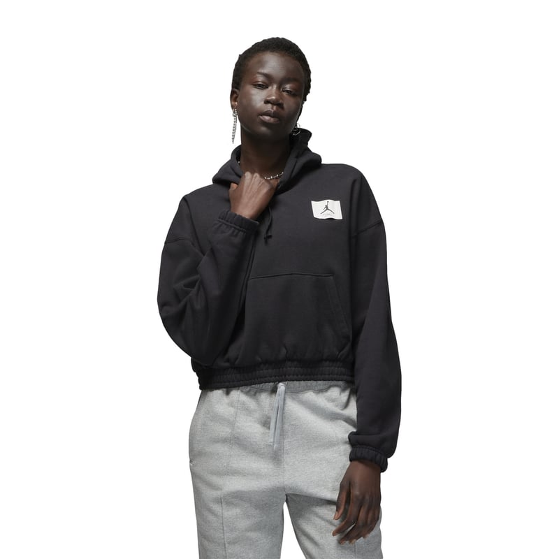 WMNS Essential Fleece Hoodie "Black"