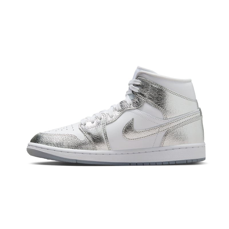 WMNS Air Jordan 1 Mid SE "Crinkled Chrome" 2