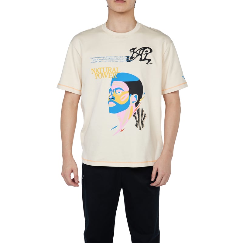 KAI Natural Power SS Tee "Moonlight White"