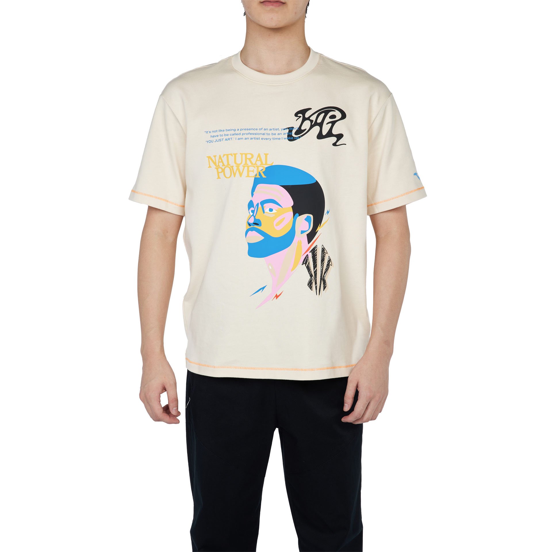 KAI Natural Power SS Tee "Moonlight White"