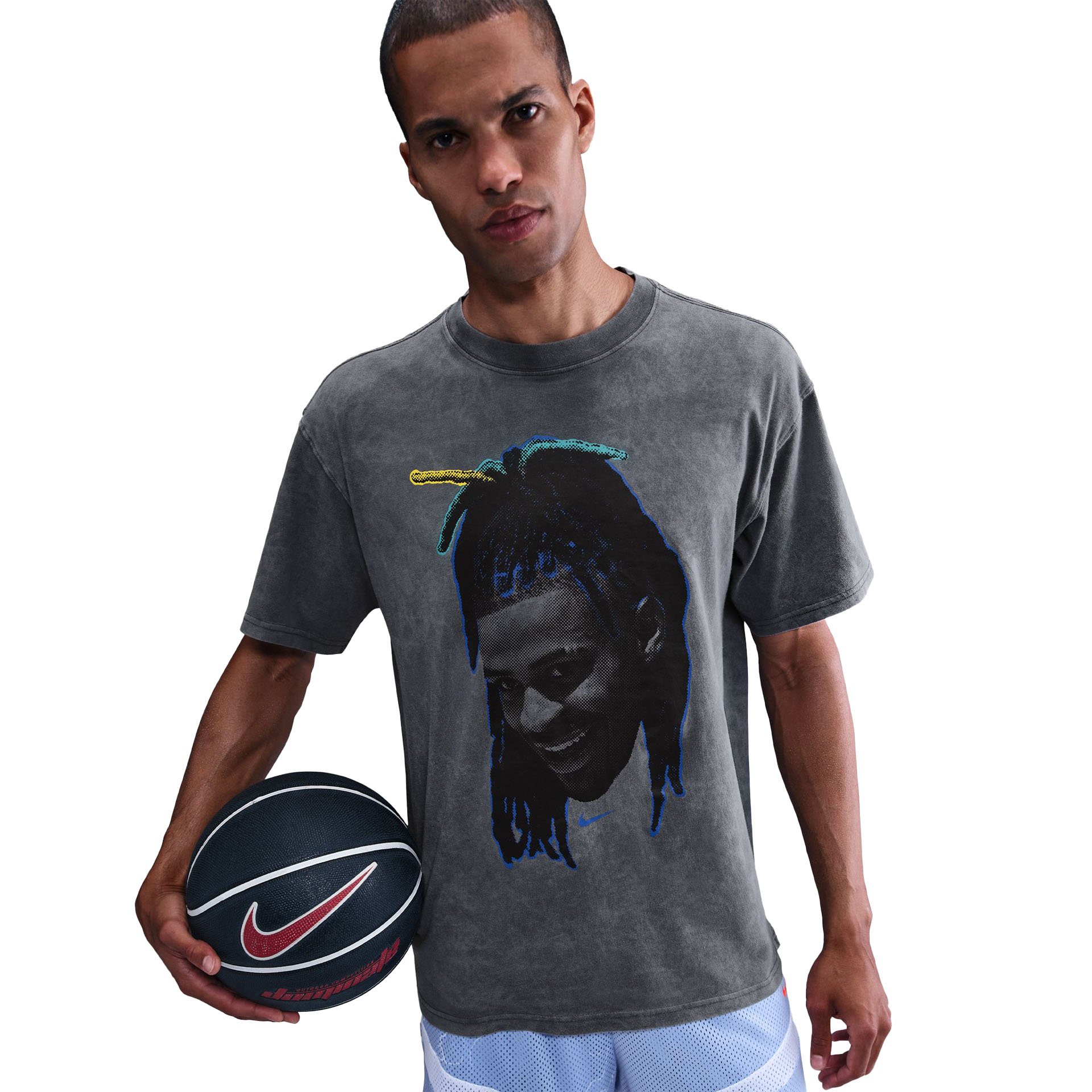 Ja M90 Head Loose Tee "Anthracite"