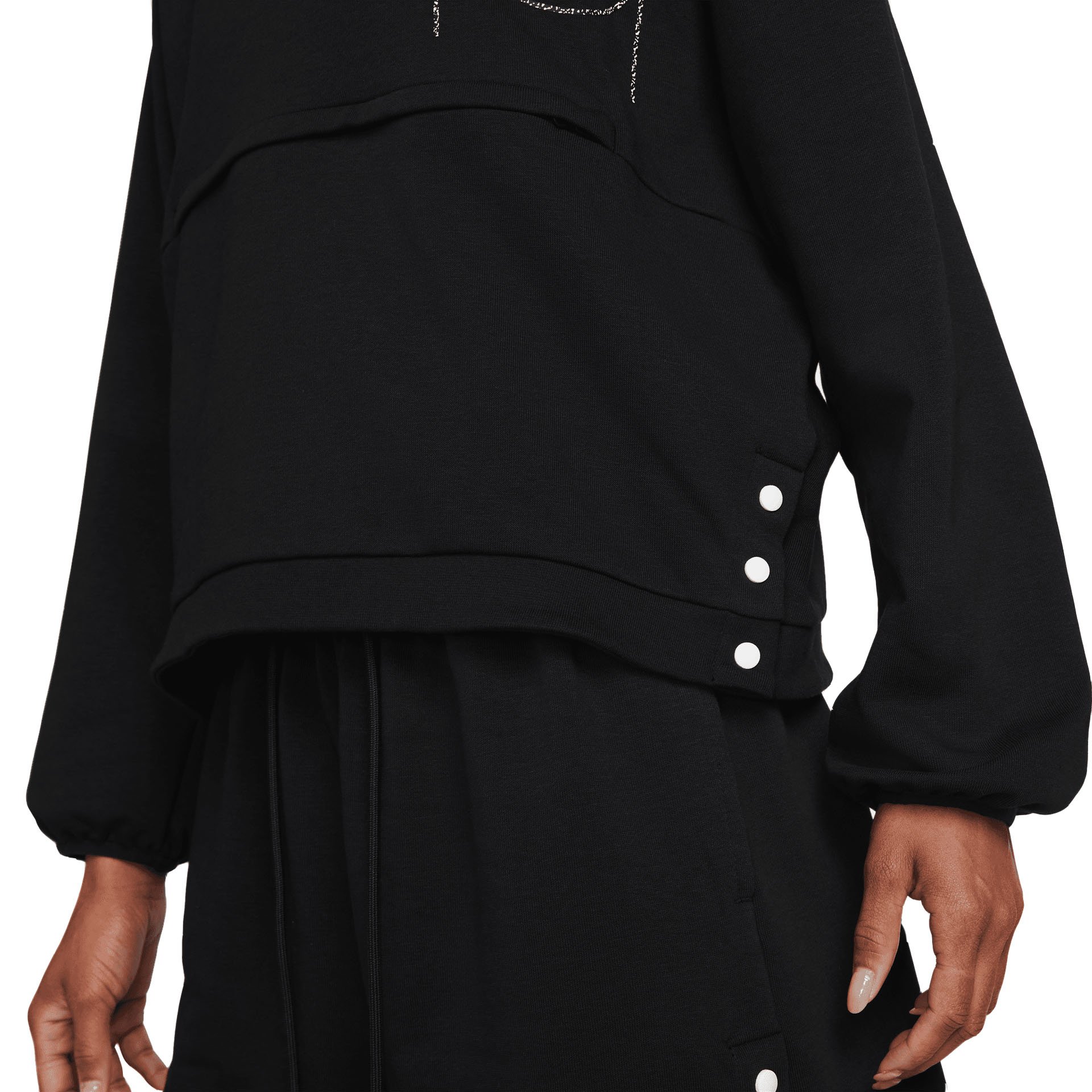 WMNS PRM Essential PO Hoodie "Black"