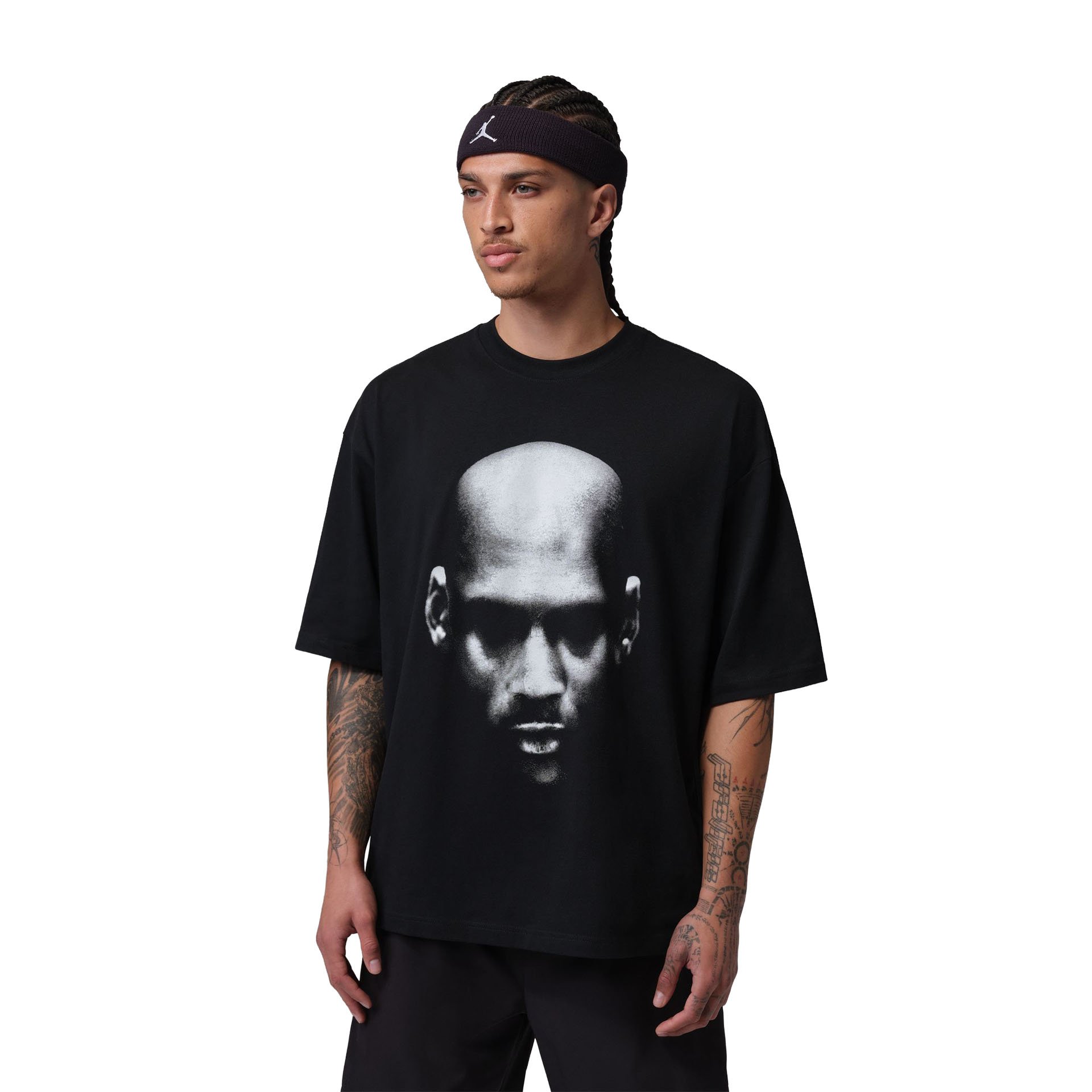 Sport Statement Face Tee "Black"