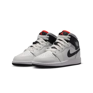 Air Jordan 1 Mid "White Black" GS