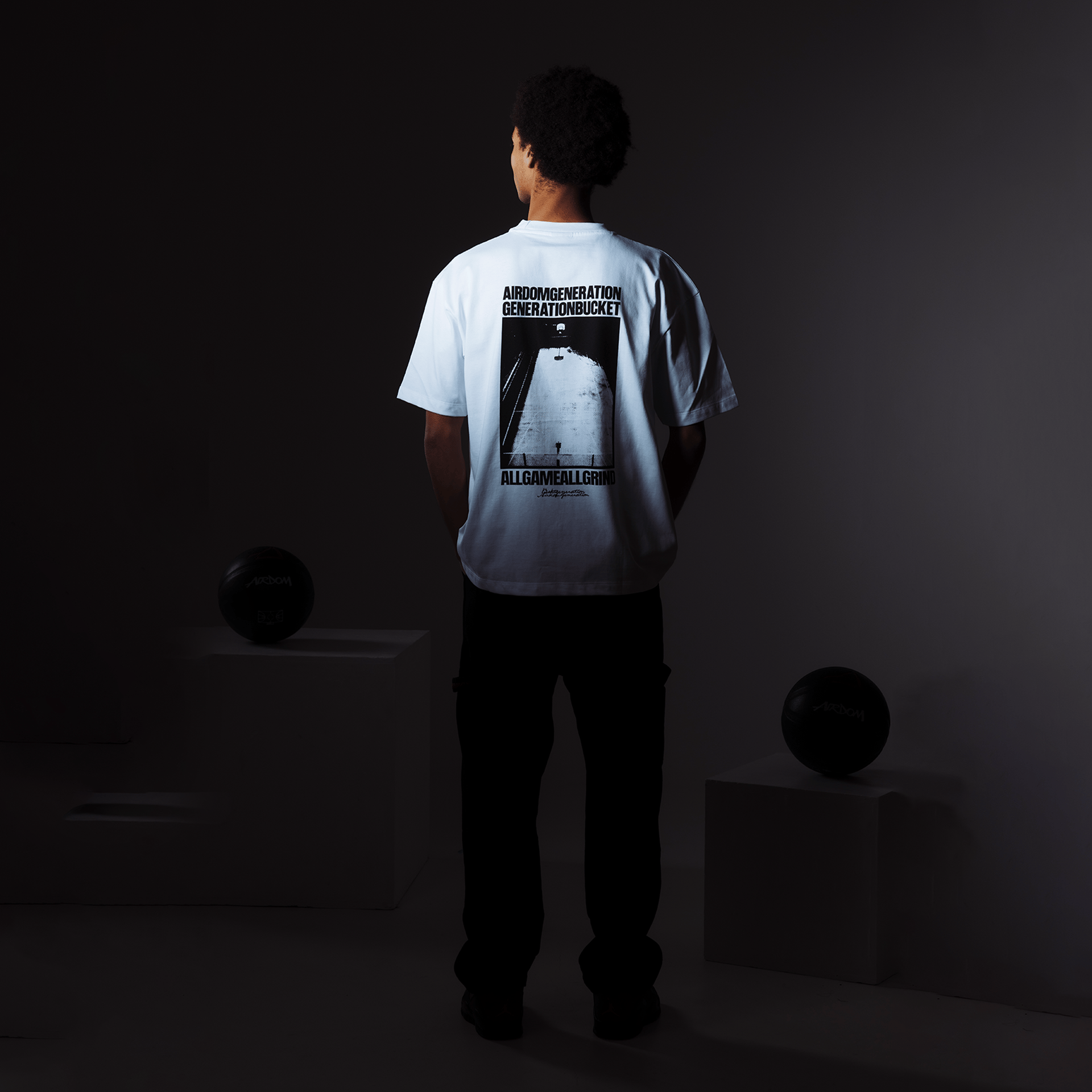 Airdom Court Tee "White"