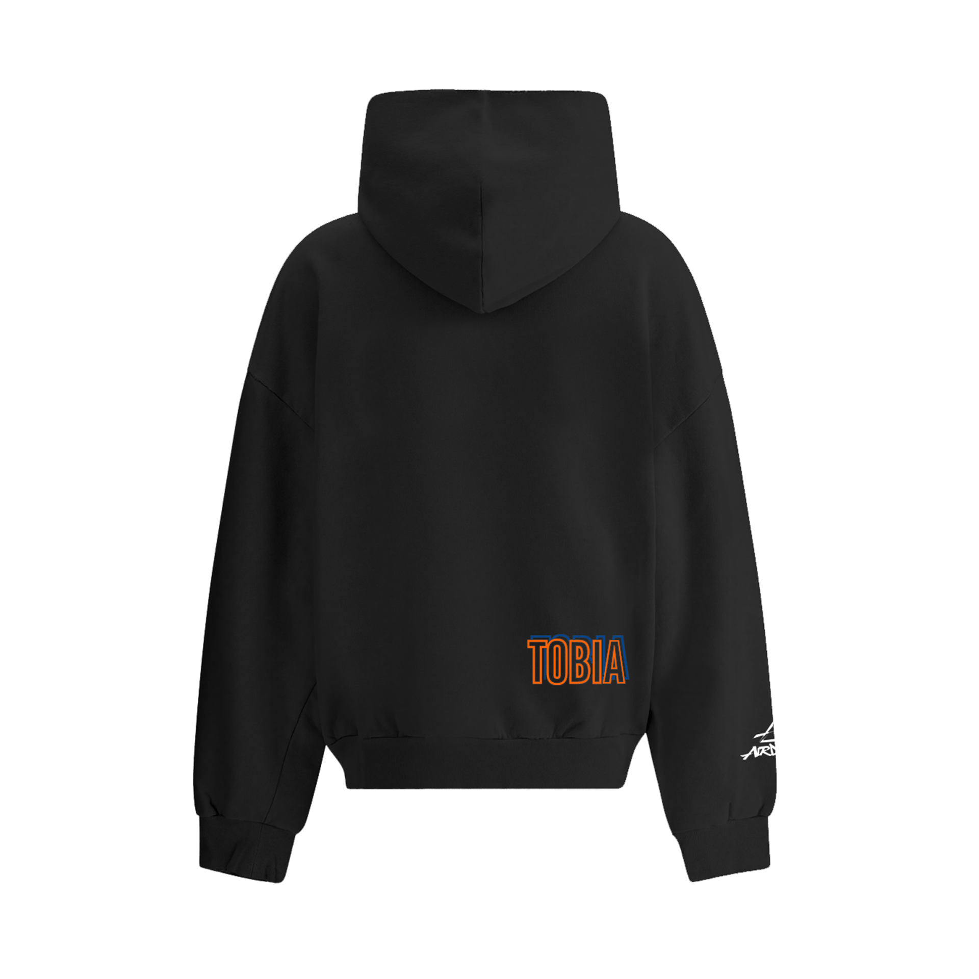 Tobia Outline Hoodie "Black" Kids