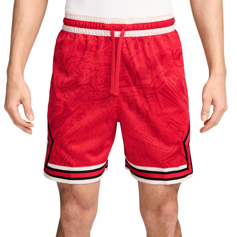 Sport AOP Diamond Short "University Red"