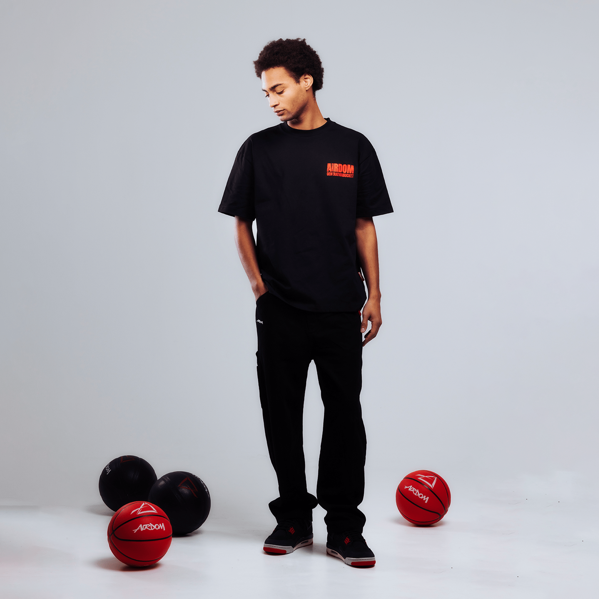 Airdom Court Tee "Black"