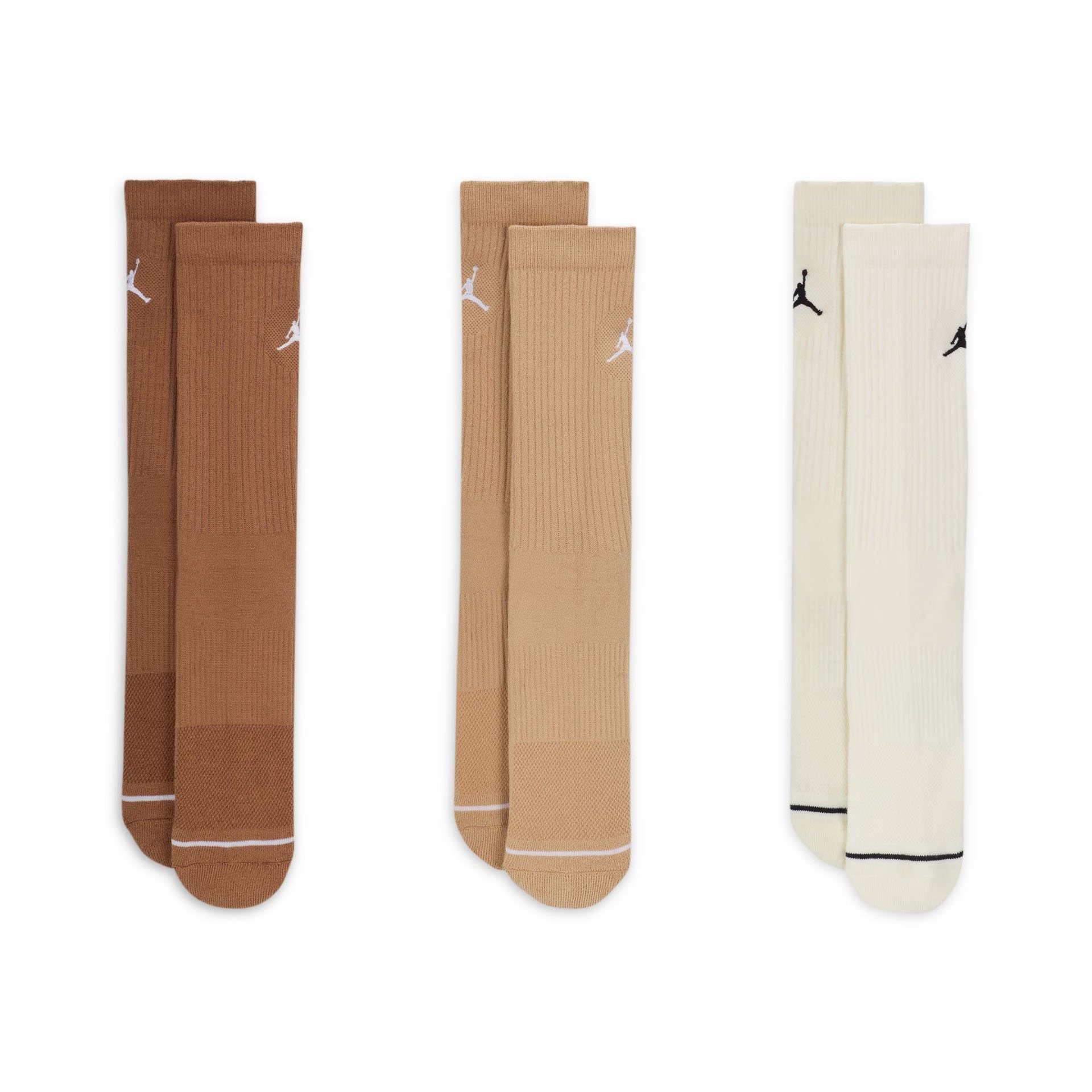 Everyday Socks Crew 3Pack "Brown"