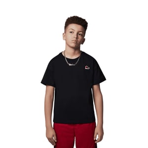 AJ1 Bred Patch Tee "Black" Kids