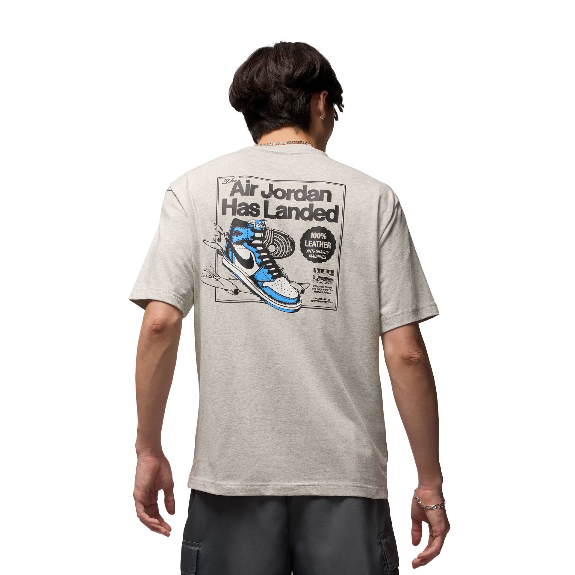 AJ1 AD Tee "Grey Heather"