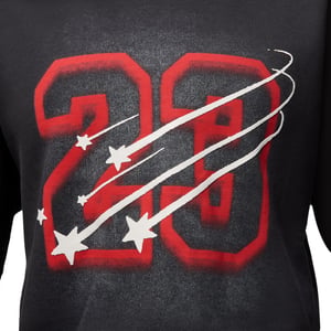 WMNS Flight Fleece PO GFX 40 Hoodie "Off Noir"