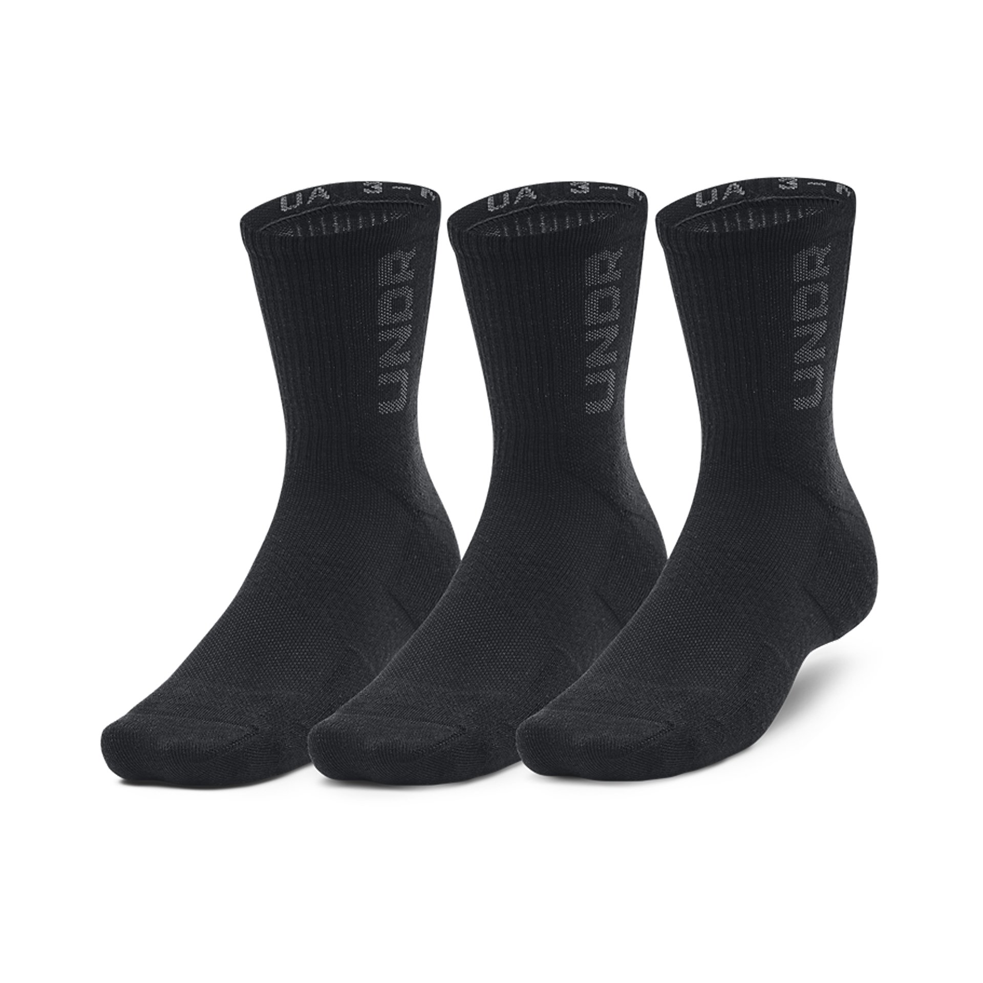 3 Maker 3pk Crew "Black"