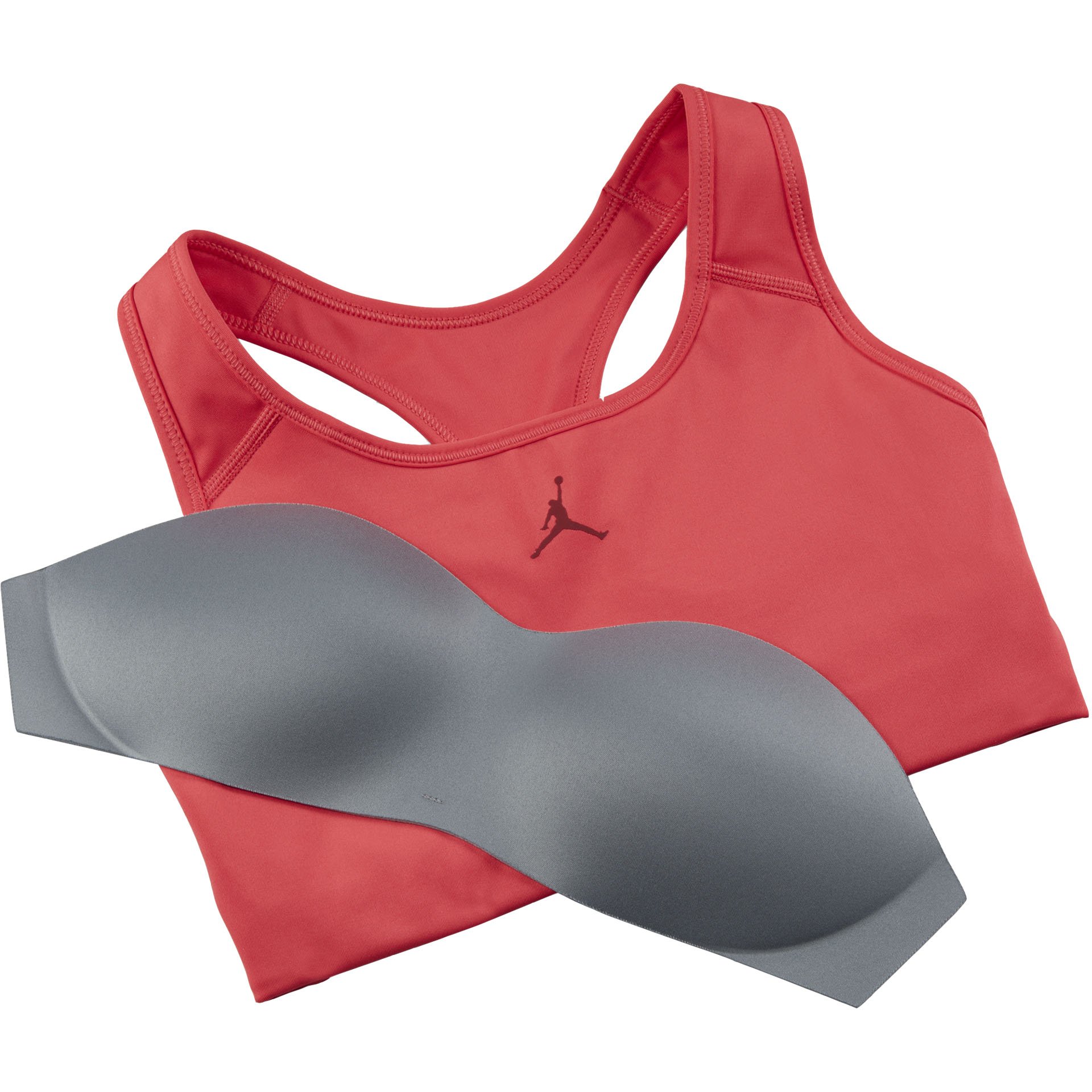 WMNS Jumpman Bra "Fusion Red"