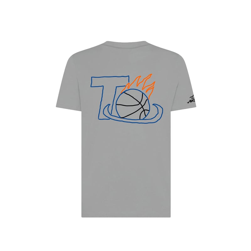 Tobia Outline Tee "Zinc" 2
