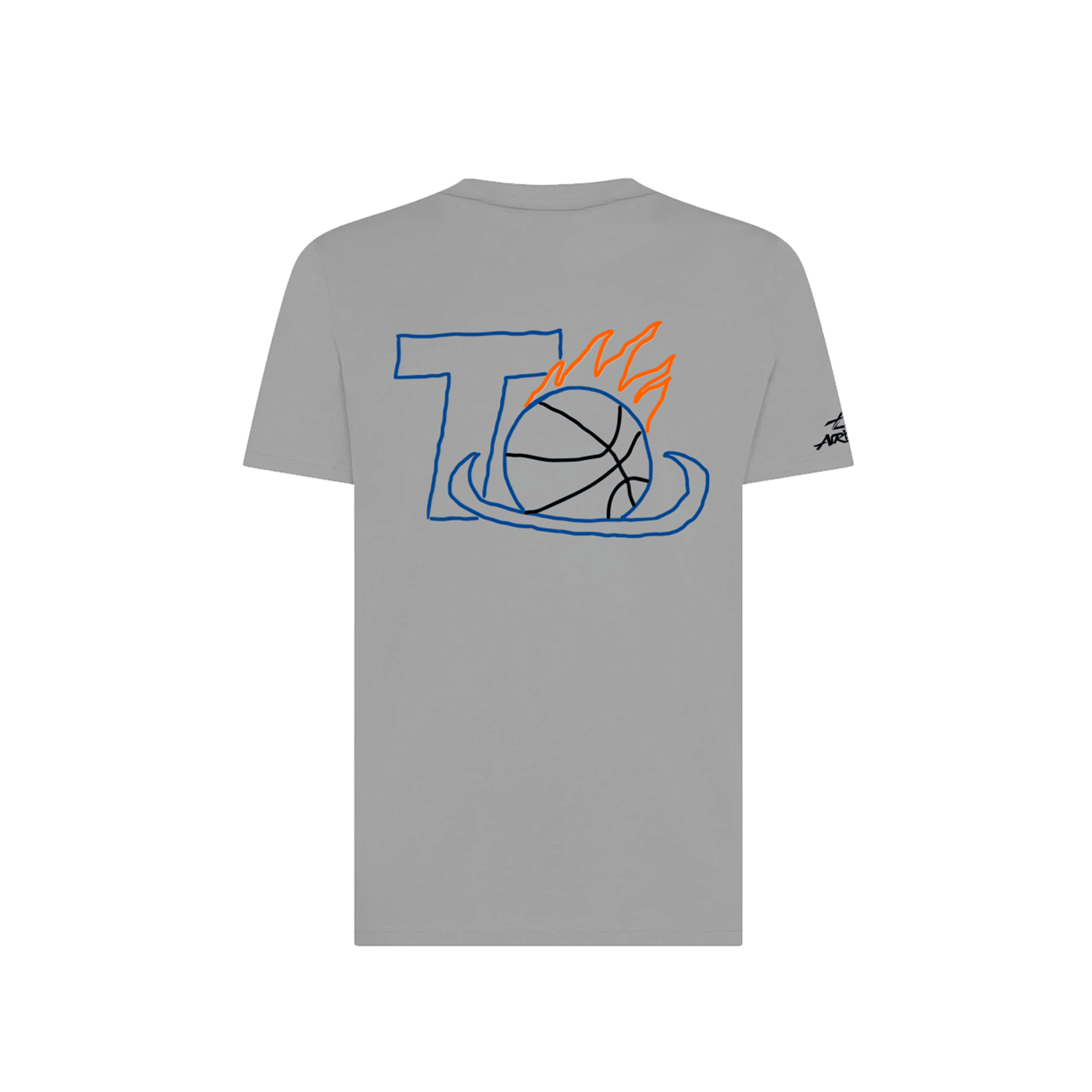 Tobia Outline Tee "Zinc"