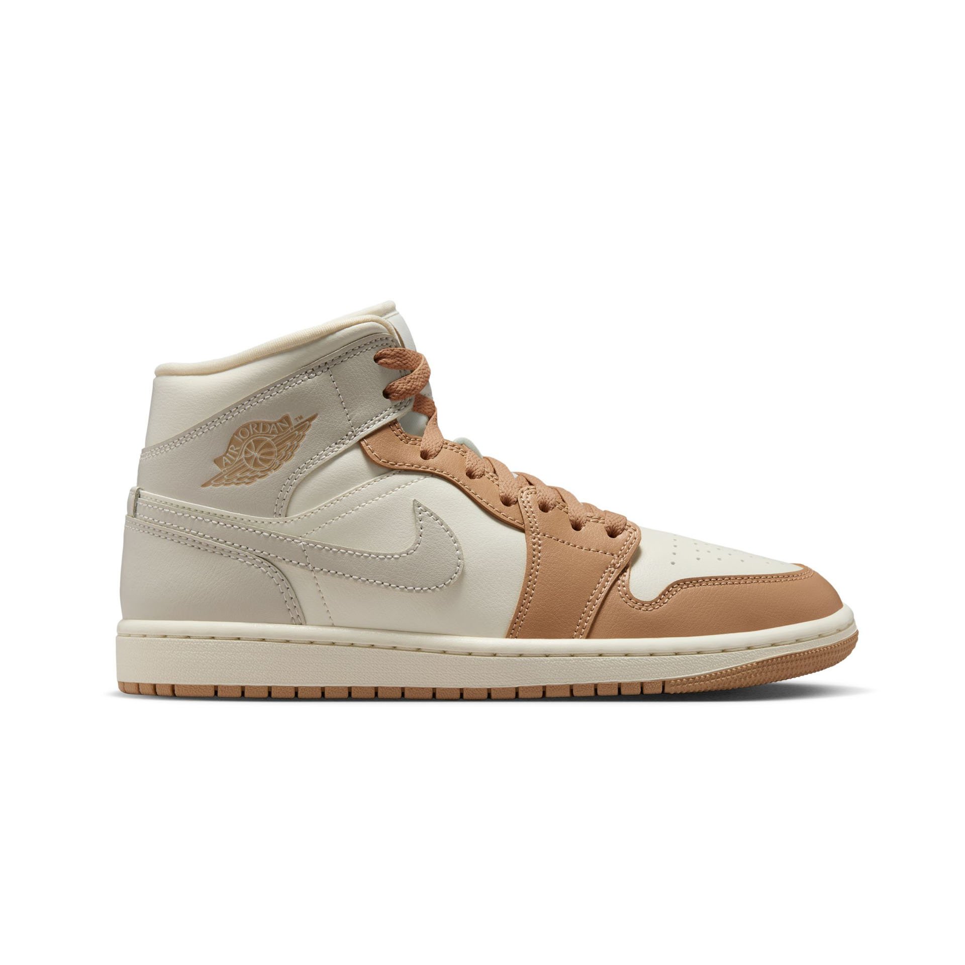 WMNS Air Jordan 1 Mid "Tan Toe"