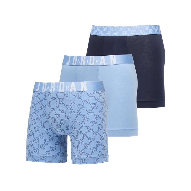 23 Monogram Boxer Brie 3Pack "Chambray"