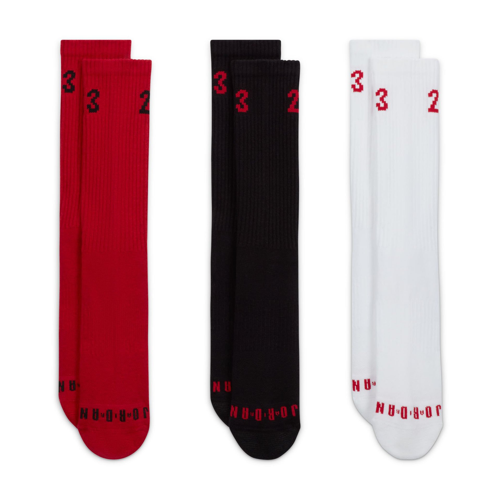 3pack Essential Crew "Red"
